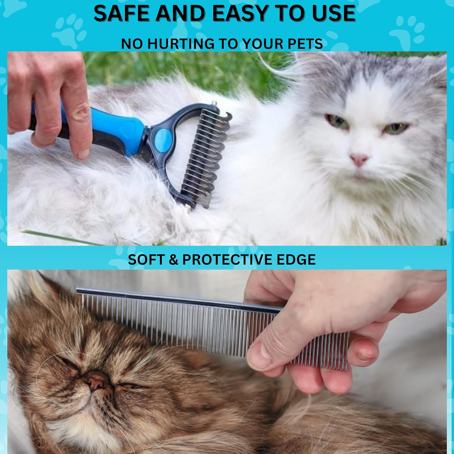 Dematting Comb for Pets Feature